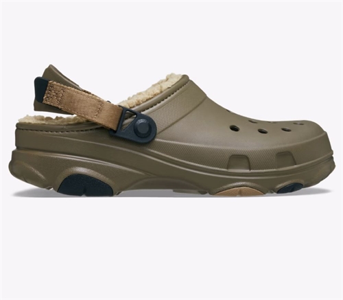 CROCS ALL TERRAIN LINED CLOG WALNUT